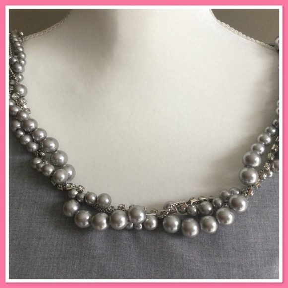 4P Donna Ricco gray dress with bling - Picture 5 of 6